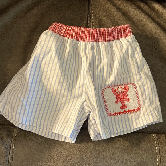 Other - Darling Boys Smocked Swim Trunks by Cukees.